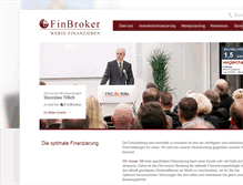 Tablet Screenshot of finbroker.de